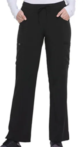 Pantalon à cordon de serrage - Femme - DKE010 - noir 