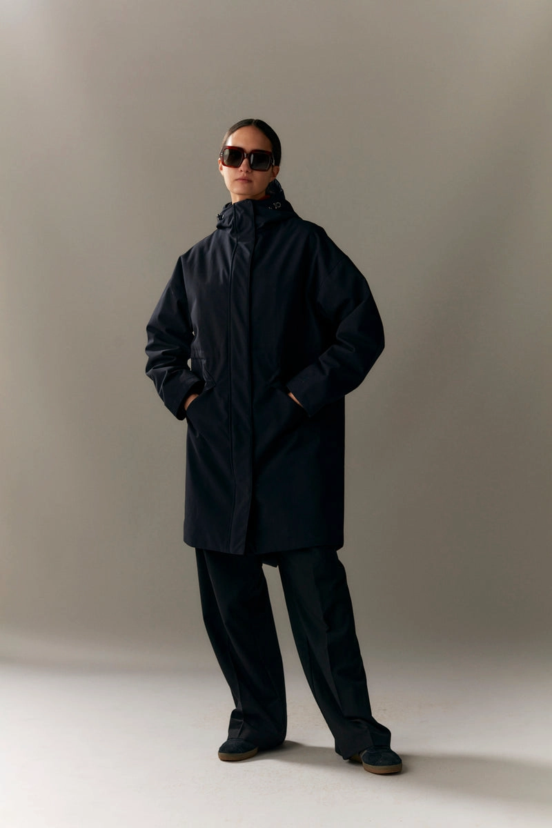 Parka Welter Shelter Femme Monica G Poly Rayon Navy