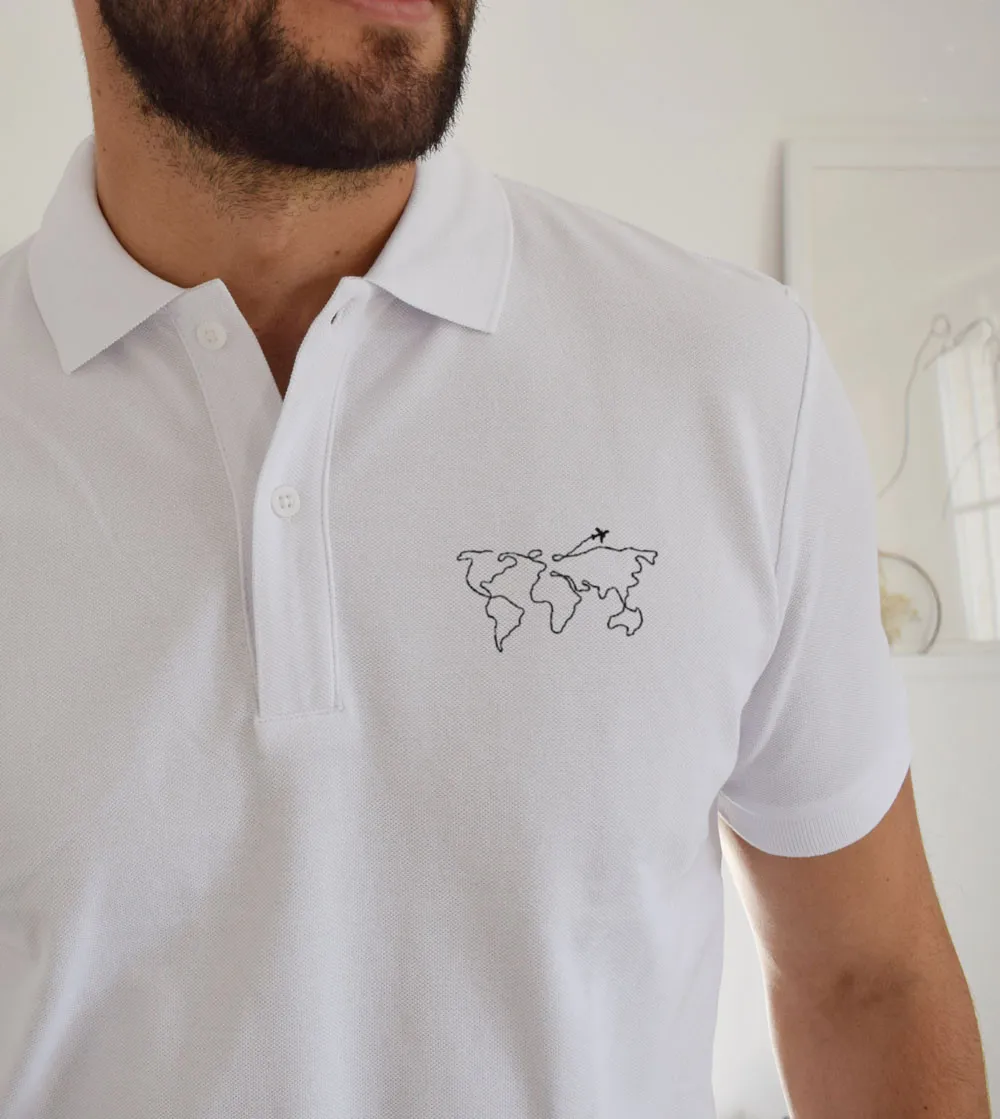 Polo Brodé - Tours du Monde