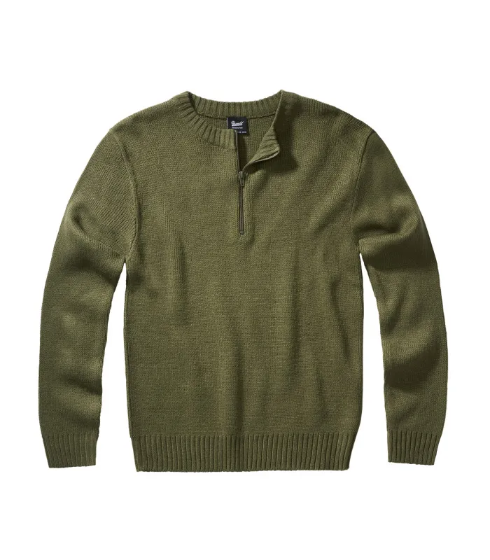 Pull armée vert olive