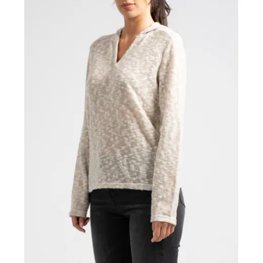 Pull femme doglio print