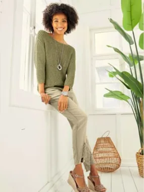 Pull fil fantaisie léger