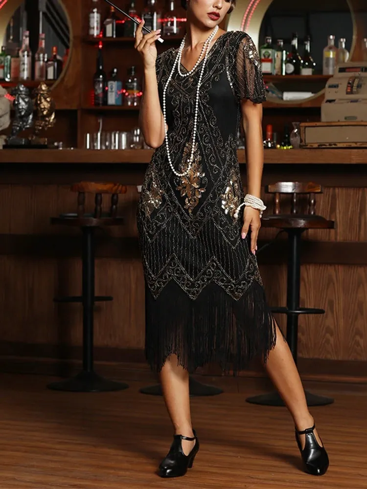 Robe Gatsby Le Magnifique  Noire et Or