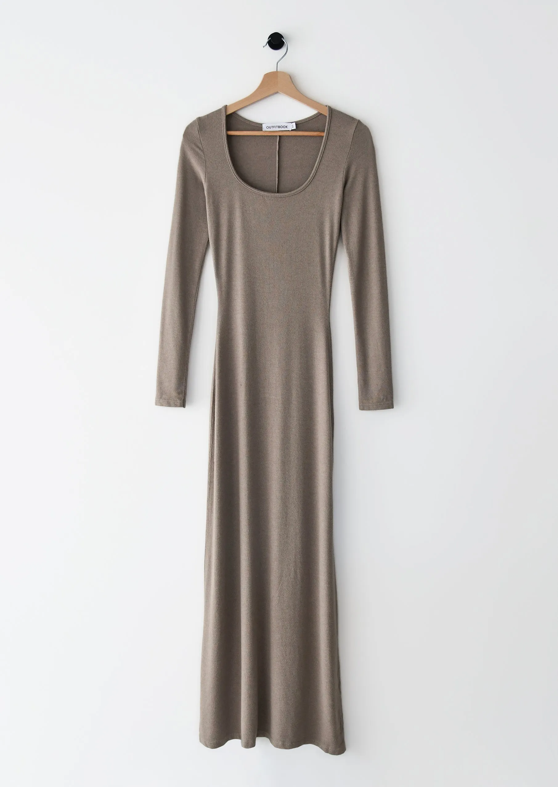 Robe longue en maille
