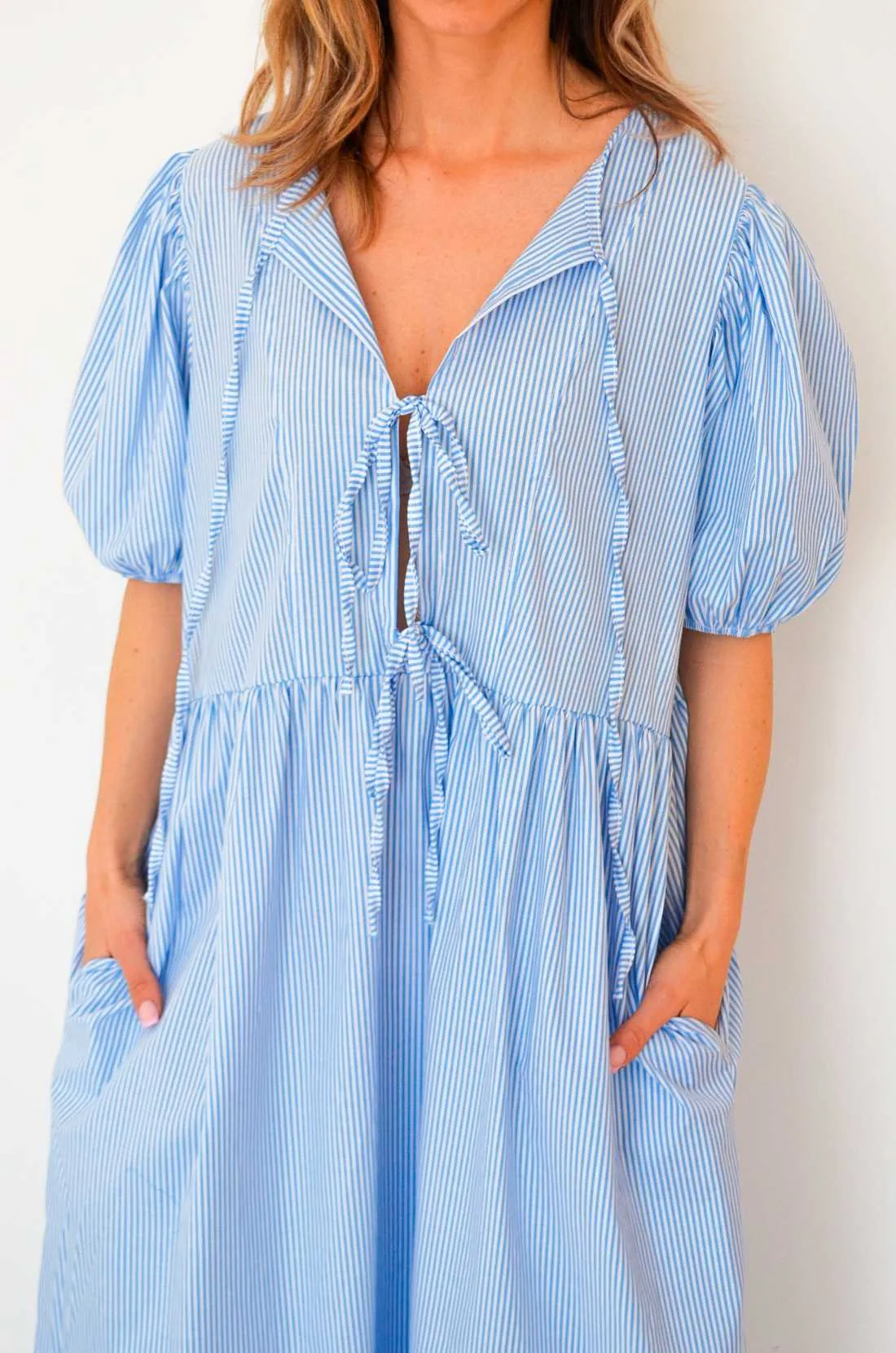 Robe Rayée Bleue ISA