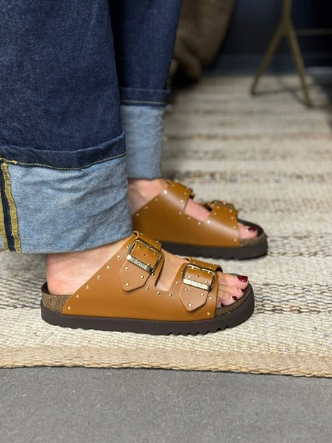 Sandales Beatriz Cognac - Scholl | Les Chiquettes