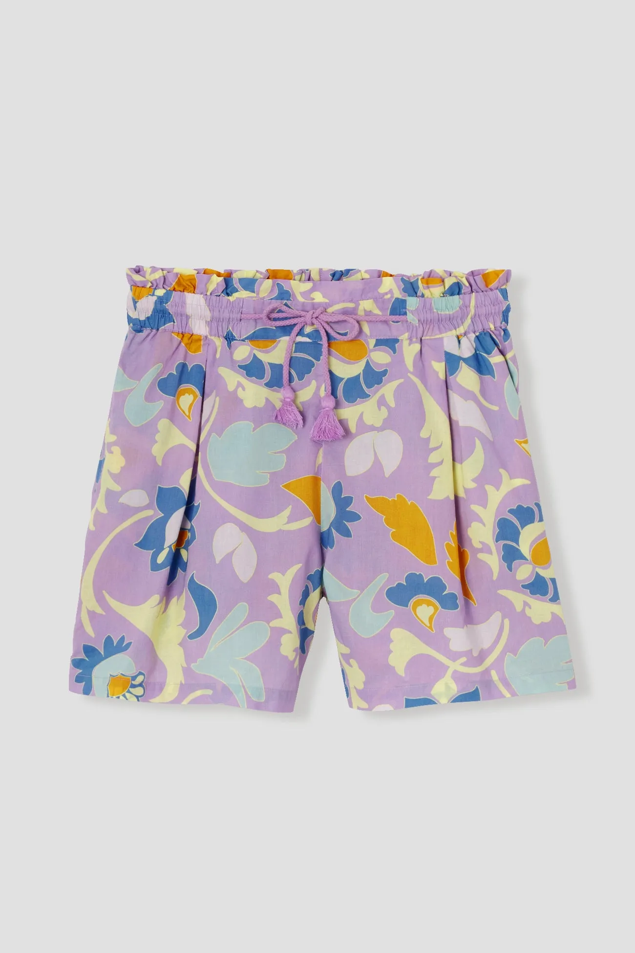 Short imprimé Femme - Imprimé parme
