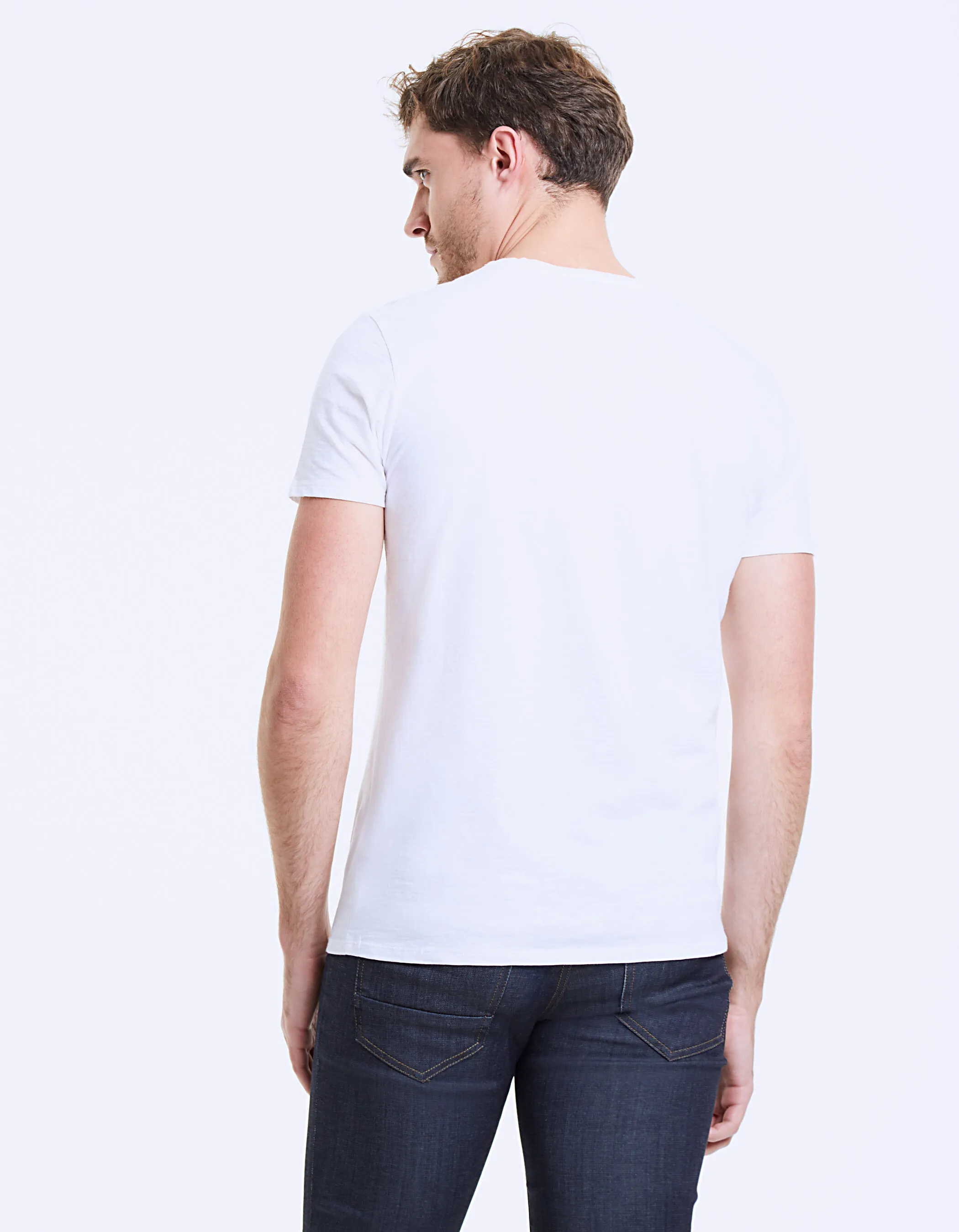 Tee-shirt blanc visuel Ashbury Homme