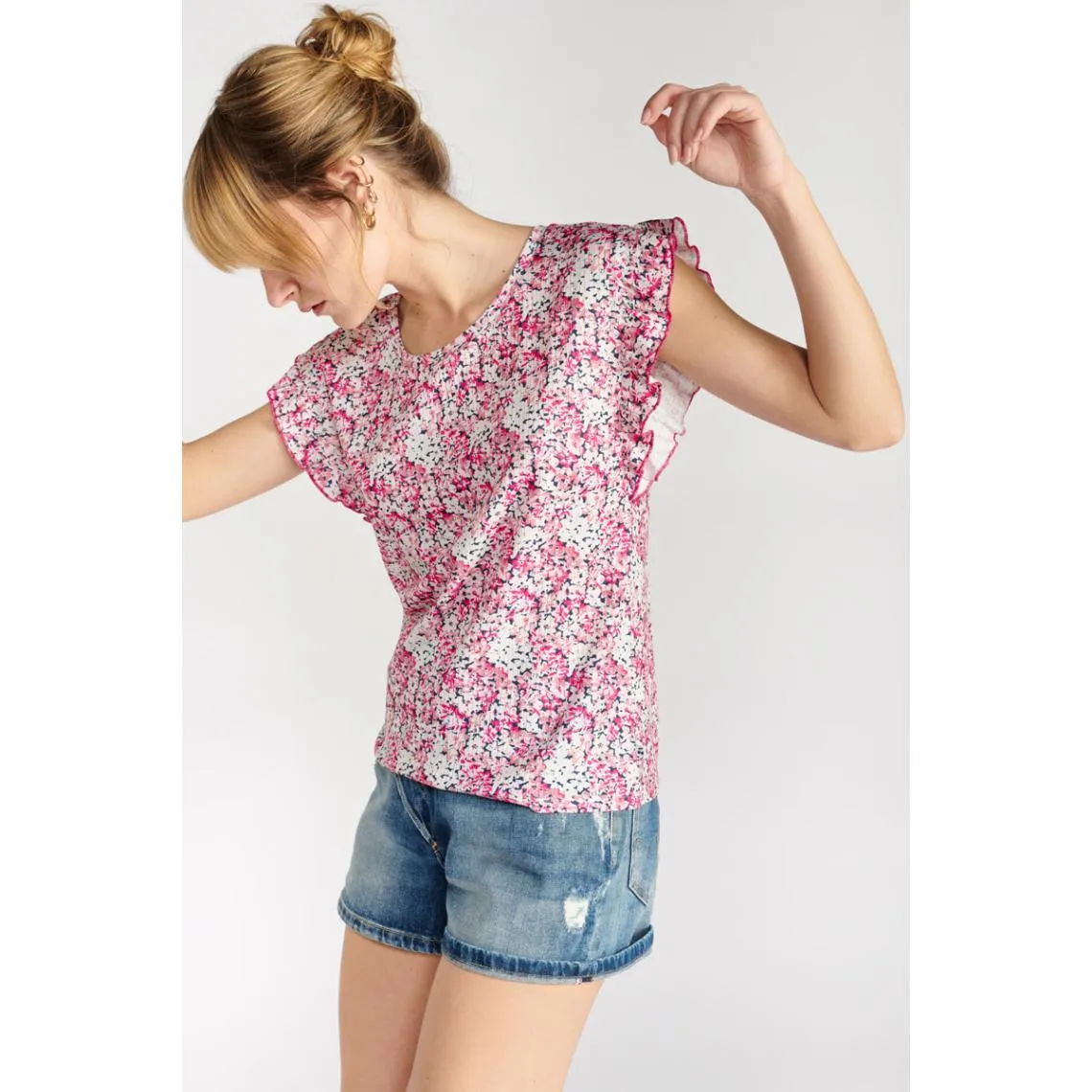 Tee-Shirt HUTT rose | 3 Suisses