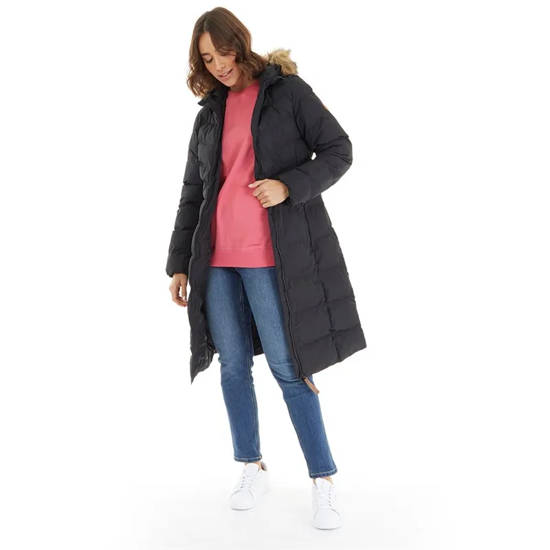 Trespass Vestes Puffa Audrey Waterproof Padded Femme Noir