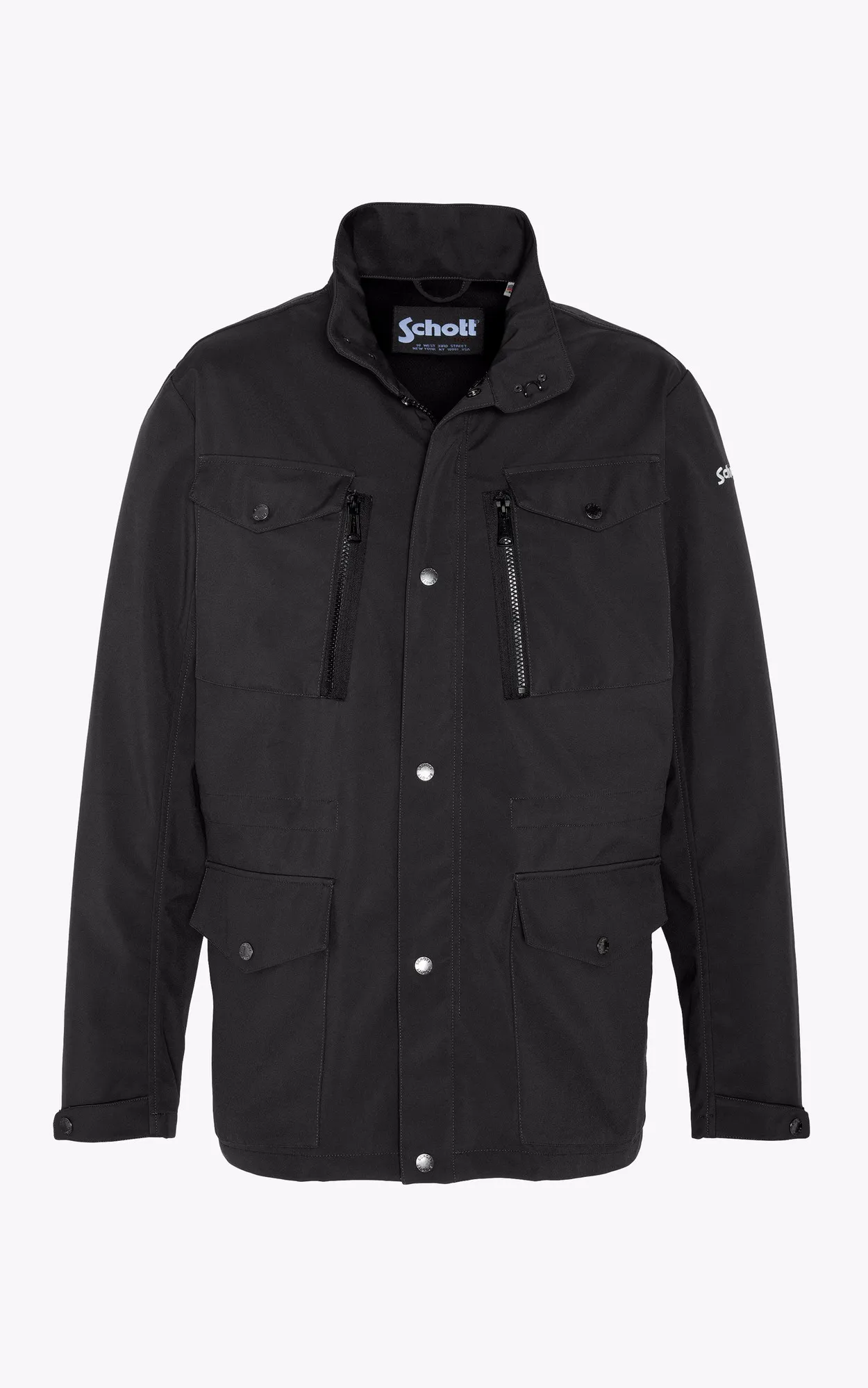 Veste KONNOR Black Schott - La Canadienne - Vestes et 3/4 Textile Black