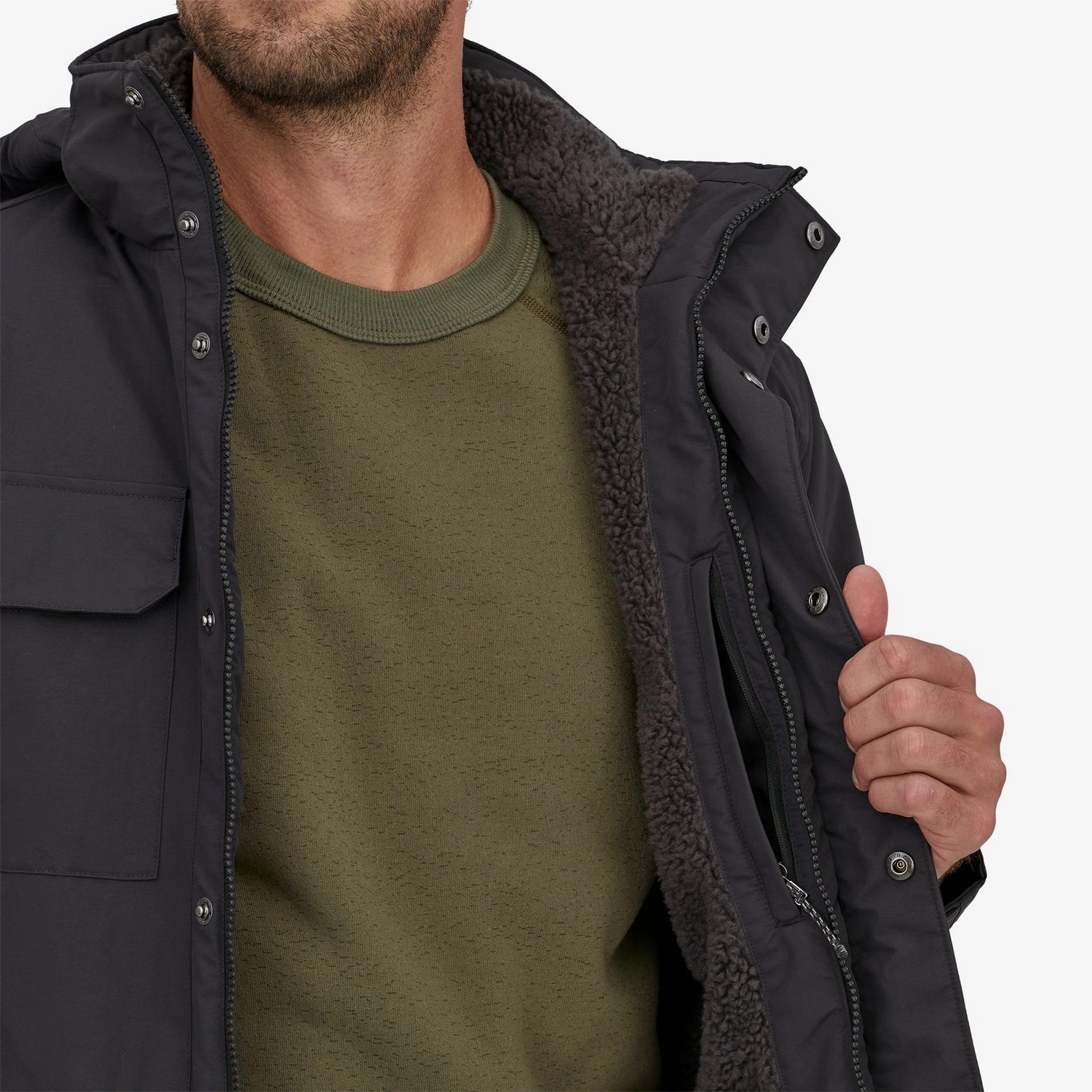 Veste Patagonia Homme Isthmus Parka Ink Black