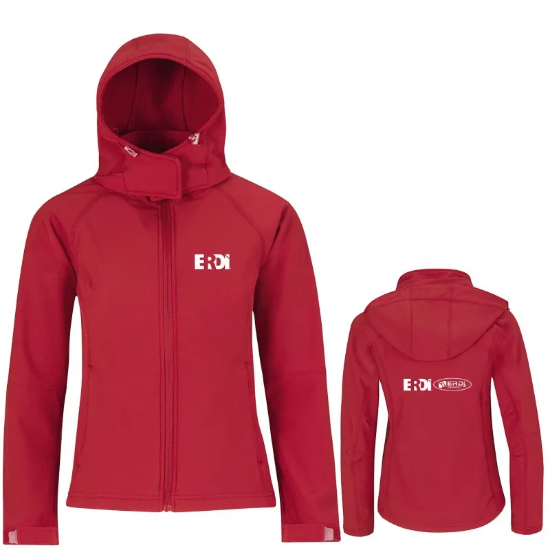 Veste softshell ERDI femme (marquage cœur et dos)